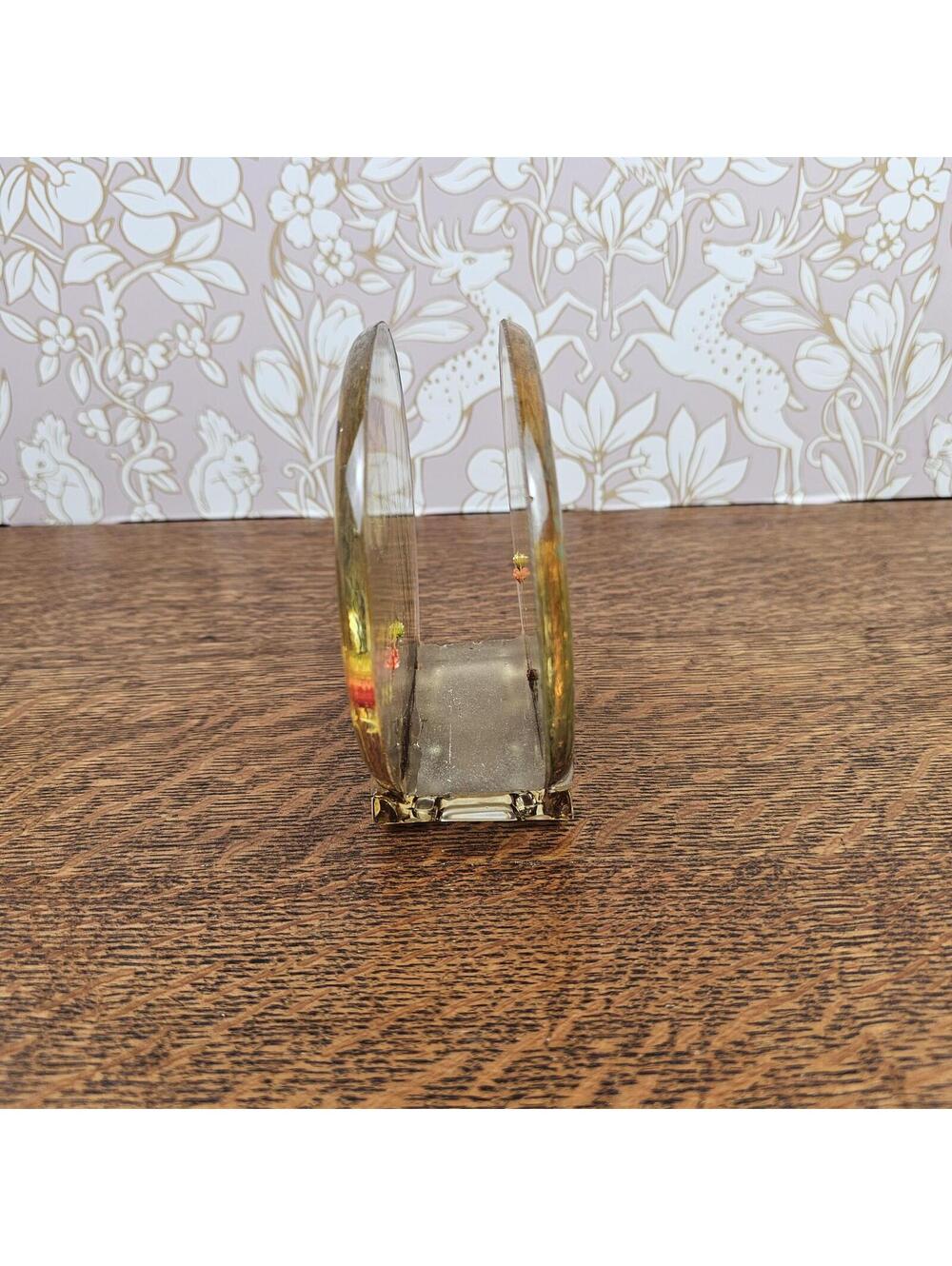 Vintage Lucite Real Butterfly Letter Holder Resin Napkin Holder Nature Diorama - Picture 4 of 11